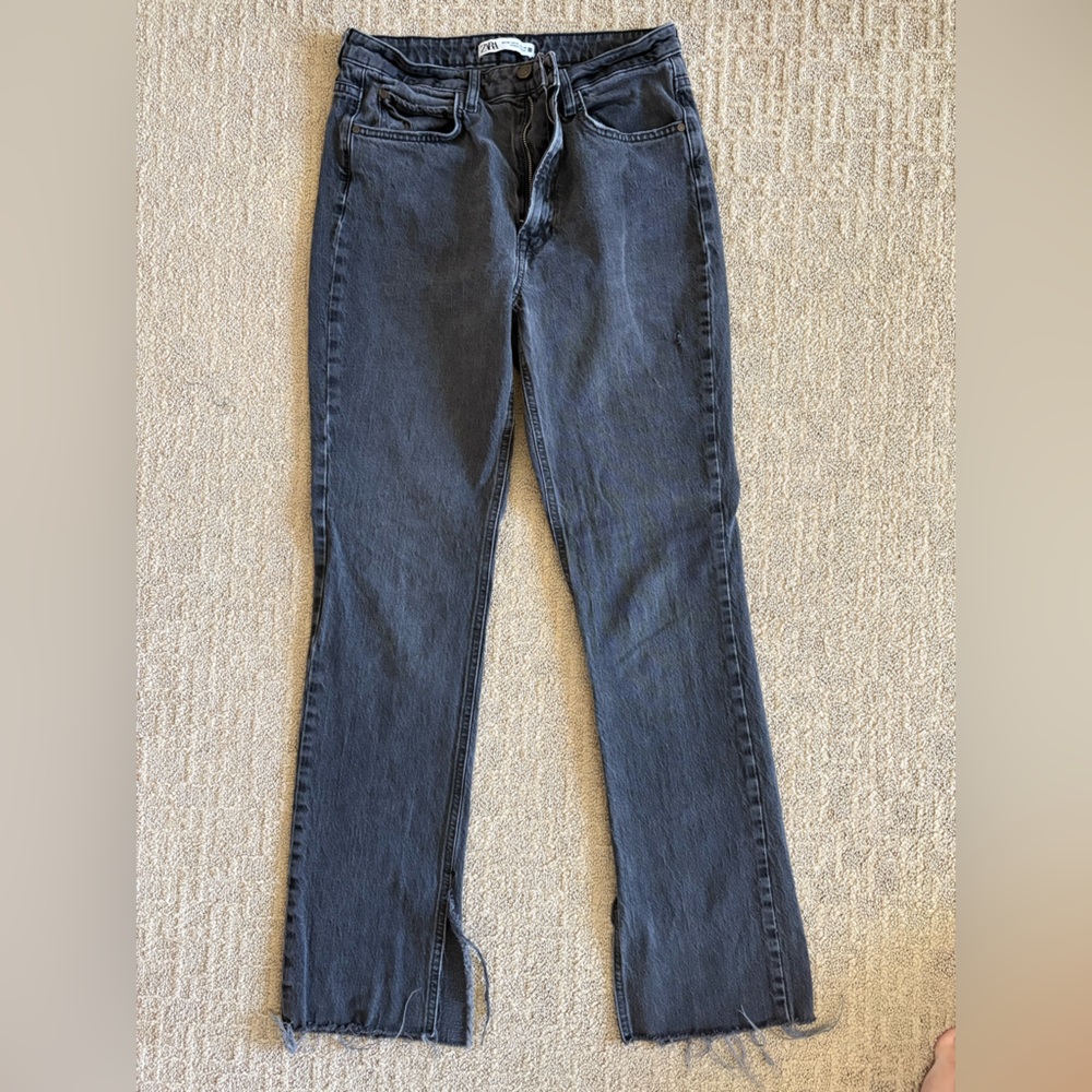 ZARA Bootcut slit jeans